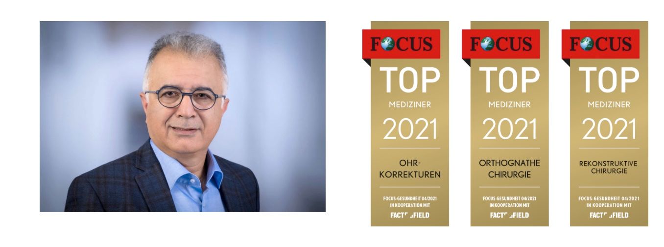 دکتر علیرضا قاسمی - برنده جوایز FOCUS Top Mediziner 2021